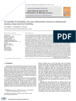 (Elearnica - Ir) - An Example of Estimating Rock Mass Deformation Around An Underground Openin