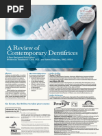 Toothpaste Abrasiveness RDA Rankings 2025 | PDF | Mouth | Dentistry