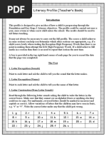 Literacy Profile (Teacher's Book)