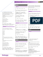 A2 Extra Grammar Practice Worksheets Answer Key