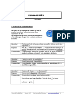 Probabilités 4 As 2018