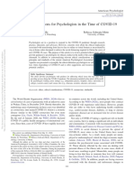 Chenneville & Schwartz-Mette (2020) - Ethical Considerations For Psychologists in The Time of COVID-19