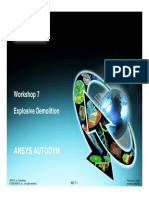 Ansys Autodyn 120 Workshop 07