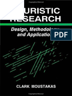 Heuristic Research Design, Methodology, and Applications by Moustakas, Clark 