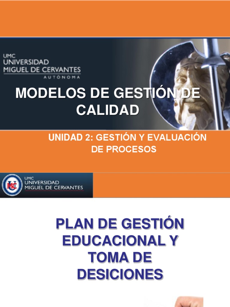 Modelos de Gestión de Calidad Educativa | PDF | Evaluación | Planificación