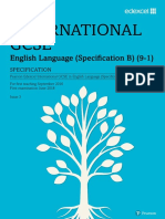 International GCSE English Lang-B Specification