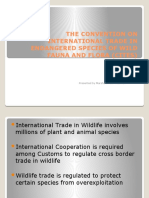 Unit 5 - THE CONVENTION ON INTERNATIONAL TRADE IN ENDANGERED SPECIES