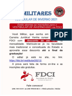 Vestibular de Inverno Militares