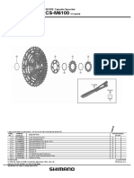 DEORE Cassette Sprocket: (12-Speed)