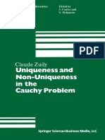Uniqueness and Non-Uniqueness in The Cauchy Problem (PDFDrive)