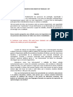 Perguntas para Debate Do Trabalho