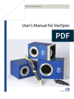 Varispec User Manual 1107