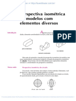 5 Perspectiva Isometrica de Modelos Com Elementos Diversos