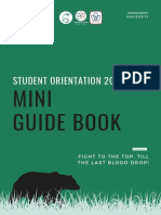 Student Orientation 2021: Mini Guide Book