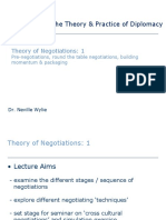 The Theory & Practice of Diplomacy