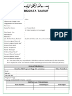 Form BiodataTaaruf