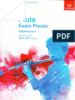 ABRSM(2014-2017), Flute exam pices, 5 grade