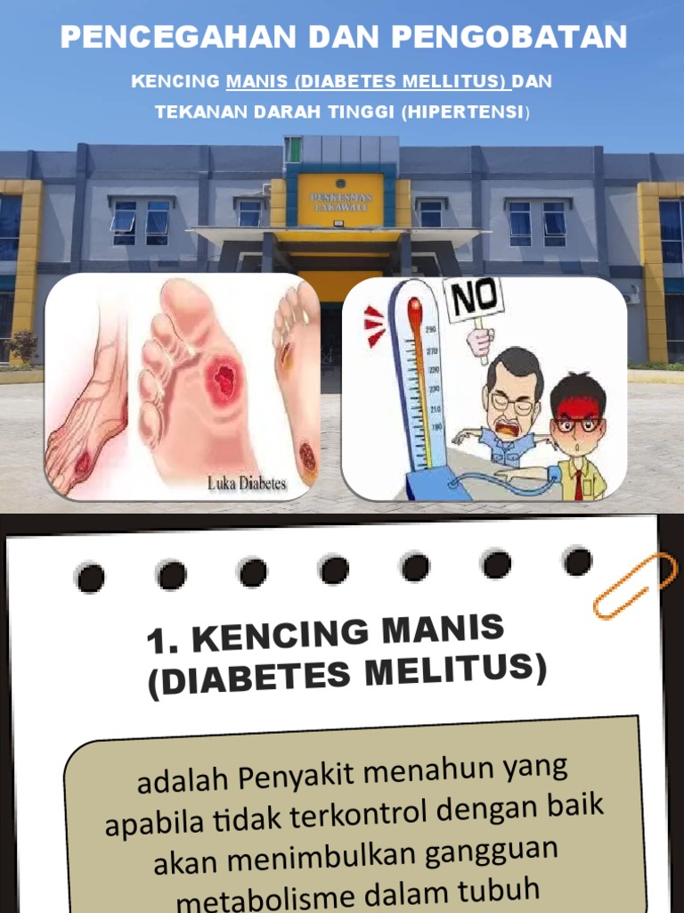 Penyuluhan DM HT | PDF