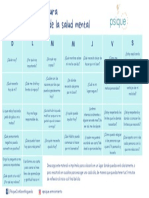 Calendario Mensual de Salud Mental