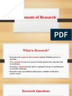Elements of Research