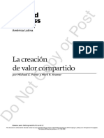 Creación de Valor Compartido - Porter en Español