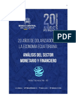 Sector Monetario Financiero