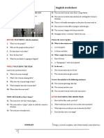 Short Film Activity: English Worksheet