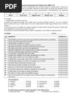 Escala Experiencias en Relaciones Cercanas (ECR-RS) | PDF
