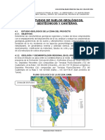 Estudio geológico de suelos para mejoramiento vial en Concepción, Junín