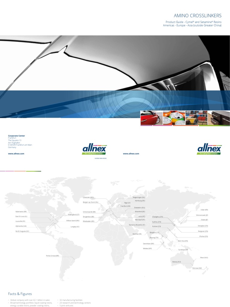 Amino Crosslinkers: Product Guide - Cymel and Setamine Resins Americas ...