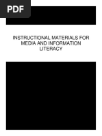 Instructional Materials For Media and Information Literacy: Nix (COMPANY NAME) (Company Address)