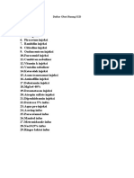 Daftar Obat Ruang IGD