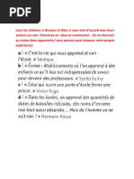 exprimer son point de vue