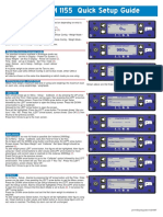 Vishay PM 1155 Quick Setup Guide: Standard Screens (CAN Mode)