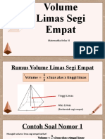 MTK Volume Limas Segi Empat