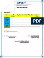 Sample of Budget Proposal