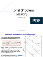 Lecture 1.5 Tutorial (Problem Session)