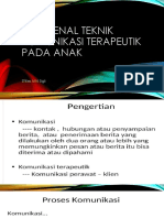 Mengenal Teknik Komunikasi Terapeutik Pada Anak