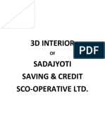 3D Interior Sadajyoti Saving & Credit Sco-Operative LTD