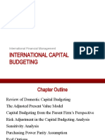 International Capital Budgeting