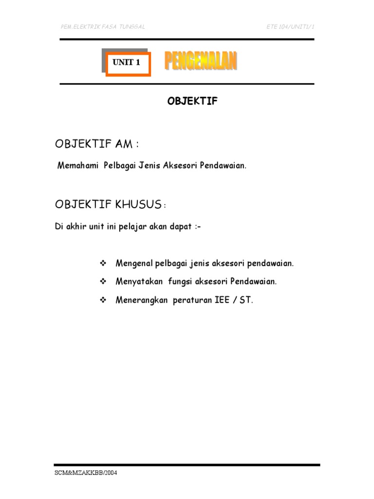 Unit 1 Siap | PDF