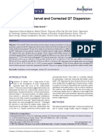 Corrected QT Interval and Corrected QT Dispersion in Obesity