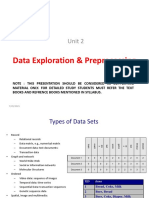 Data Exploration & Preprocessing Techniques