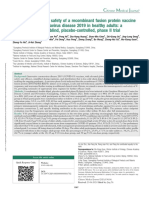 Immunogenicity and Safety of A Recombinant Fusion.11