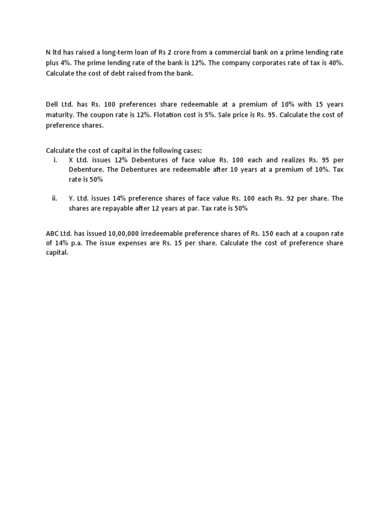 Questions | PDF | Finance & Money Management