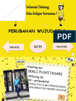 Perubahan Wujud Benda