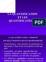 1C Grammaire Du Sens. Quantificateurs - Presebtation