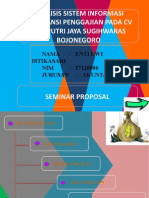 Presentasi Proposal Seminar