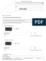 Perforated Sheet Selection.