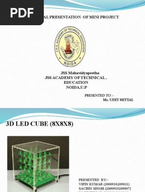 3D LED CUBE PROPOSAL